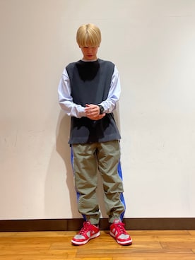 鎌田　真平さん（メンズ・172cm）の春コーディネート