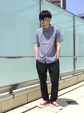 田中洋輝さん（メンズ・178cm）の春コーディネート