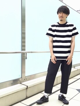田中洋輝さん（メンズ・178cm）の夏コーディネート
