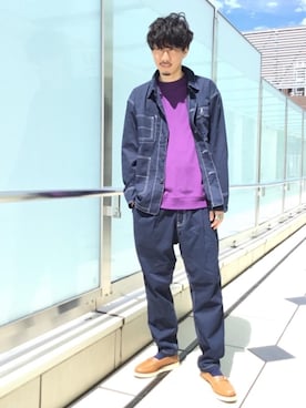 田中洋輝さん（メンズ・178cm）の秋コーディネート