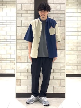 「KELTY（ケルティ）のアイテム」を使った、田中洋輝さん（メンズ・177cm）の夏コーディネート