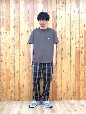 「PENNEYS（ぺニーズ）のアイテム」を使った、田中洋輝さん（メンズ・177cm）の夏コーディネート