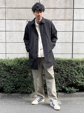 「SMITH'S（スミス）のアイテム（ジャケット/アウター）」を使った、田中洋輝さん（メンズ・177cm）の冬コーディネート