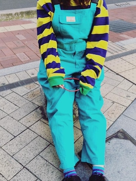 「ROLLING CRADLE（ローリングクレイドル）のアイテム（トップス）」を使った、ななかのおみずさん（レディース・147cm）の秋コーディネート
