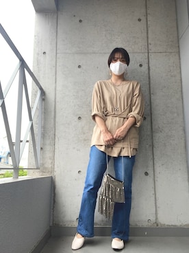 megmikiさん（レディース・160cm）の夏コーディネート