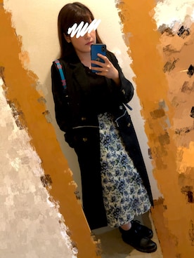 「Marc by Marc Jacobs（マークバイマークジェイコブス）のアイテム（バックパック/リュック）」を使った、あべちゃんさん（レディース・160cm）の秋コーディネート