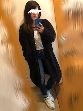 あべちゃんさん（レディース・160cm）の冬コーディネート