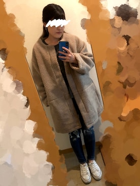 あべちゃんさん（レディース・160cm）の冬コーディネート