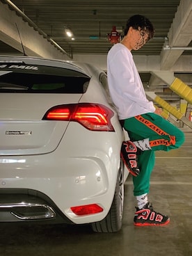 「DIESEL（ディーゼル）のアイテム（その他パンツ）」を使った、kohe1さん（メンズ・178cm）の春コーディネート