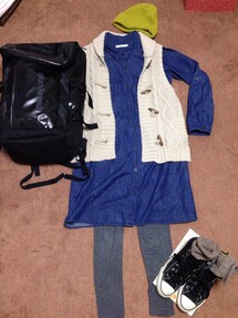 B.L.U.E | ニットベスト(カーディガン/ボレロ)