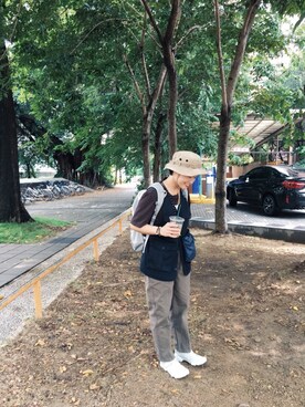 「plain-me（プレインミー）のアイテム（フォーマルスーツ/小物）」を使った、tsengchuさん（レディース・158cm）の秋コーディネート