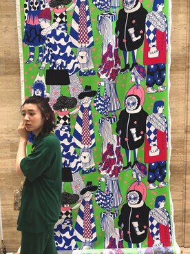 「08sircus（ゼロエイトサーカス）のアイテム」を使った、mekkoさん（レディース・159cm）の春コーディネート