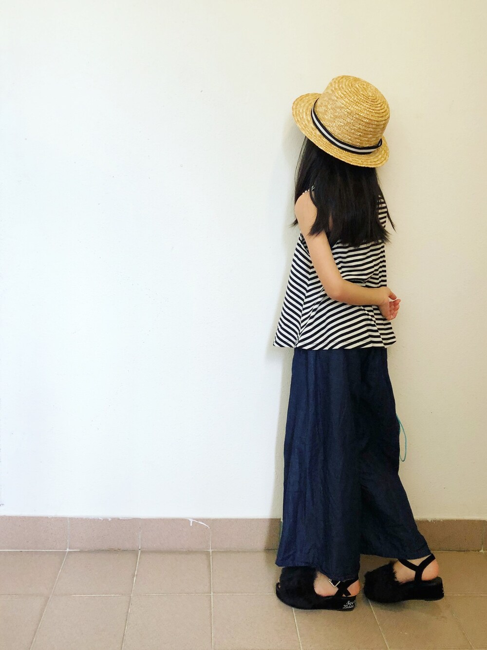「6IXTY8IGHTのアイテム（その他トップス、その他）」を使った、Baby Sandy🍟さん（キッズ・132cm）の夏コーディネートの1枚目の写真