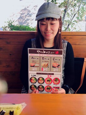 「ランチコーデ」｜「アイテム（チュニック）」を使った、chantaroさん（レディース・155cm）の冬コーディネート