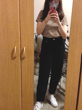 「H&M（エイチ・アンド・エム）のアイテム（腕時計）」を使った、ARIさん（レディース・163cm）の夏コーディネート