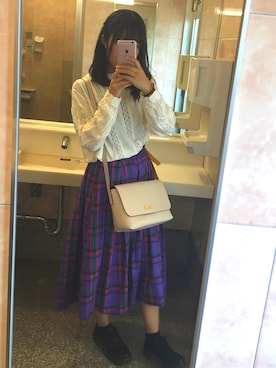 「kate spade new york kids（ケイトスペードニューヨーク）のアイテム（バッグ）」を使った、うさこさん（レディース・154cm）の春コーディネート