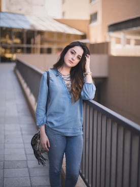 「SCOTCH&SODA（スコッチアンドソーダ）のアイテム」を使った、Jackieさん（レディース・157cm）の冬コーディネート
