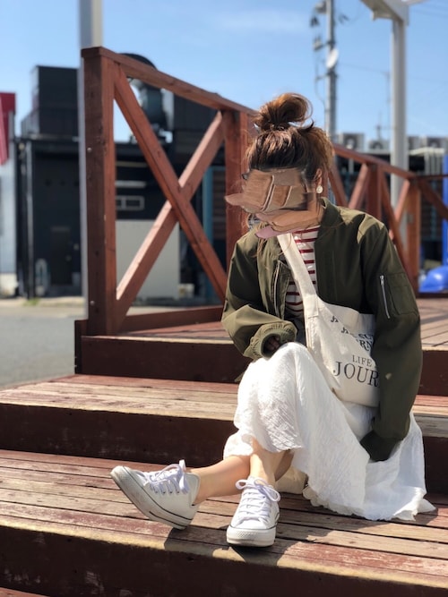 ジャケット・アウター Ameri vintage FLARE DOCKING MA-1 Ameri（アメリ）の「FLARE DOCKING MA-1（MA-1）」 - WEAR