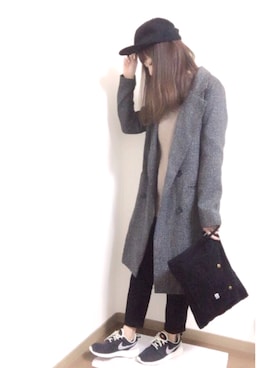 i-waさん（レディース・151cm）の冬コーディネート