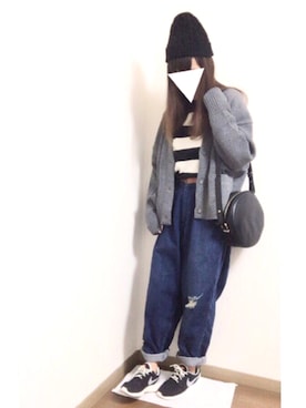 i-waさん（レディース・151cm）の冬コーディネート