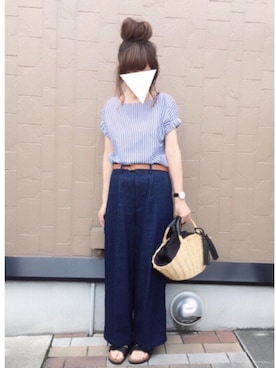 「gooutwith」｜i-waさん（レディース・151cm）の夏コーディネート