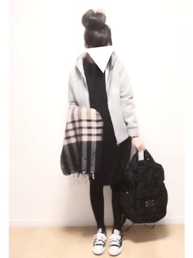 i-waさん（レディース・151cm）の冬コーディネート