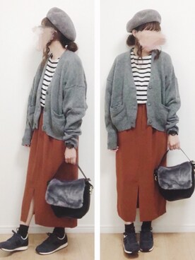 i-waさん（レディース・152cm）の秋コーディネート