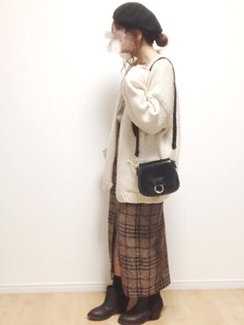i-waさん（レディース・152cm）の冬コーディネート