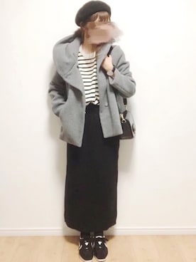 i-waさん（レディース・152cm）の冬コーディネート