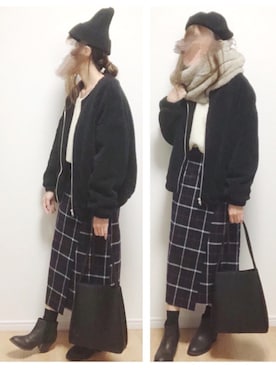 「アイテム（その他アウター）」を使った、i-waさん（レディース・152cm）の冬コーディネート