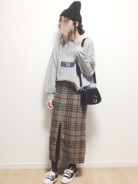 i-waさん（レディース・153cm）の冬コーディネート