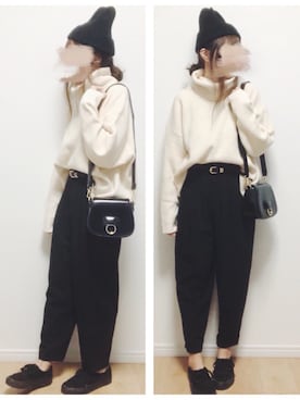 i-waさん（レディース・153cm）の冬コーディネート