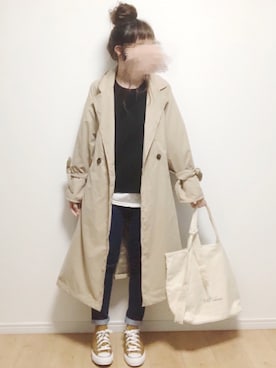 i-waさん（レディース・153cm）の春コーディネート