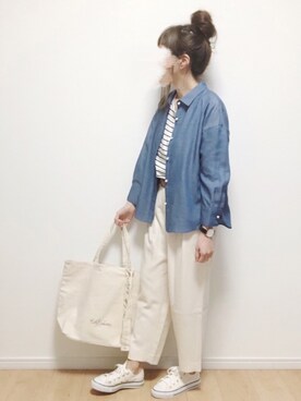 i-waさん（レディース・153cm）の春コーディネート