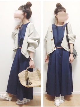 i-waさん（レディース・153cm）の春コーディネート