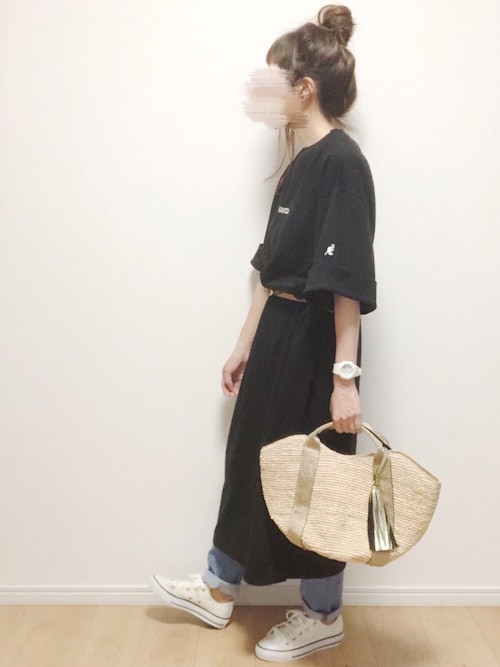 夏 Tシャツワンピース