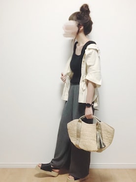 「ラフスタイル」｜i-waさん（レディース・153cm）の夏コーディネート