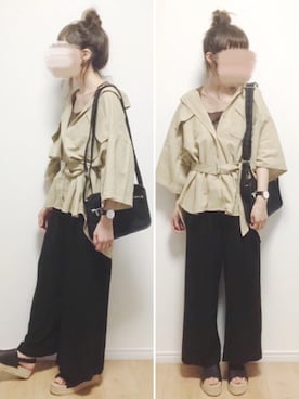 「Auntmaries」｜i-waさん（レディース・153cm）の夏コーディネート