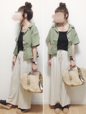 i-waさん（レディース・153cm）の夏コーディネート