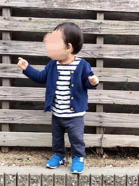 i-waさん（キッズ・80cm）の秋コーディネート