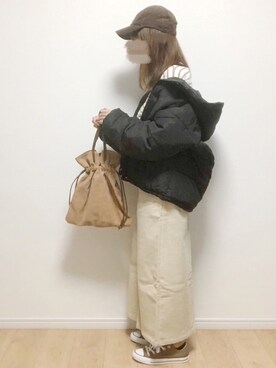 i-waさん（レディース・153cm）の冬コーディネート