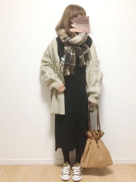 i-waさん(レディース・153cm)の冬コーディネート