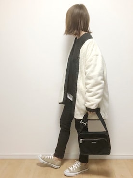 i-waさん（レディース・153cm）の冬コーディネート