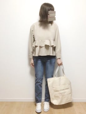 i-waさん（レディース・153cm）の春コーディネート