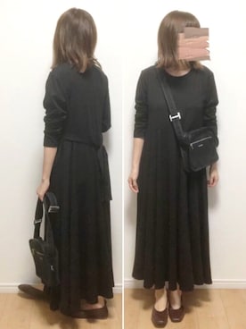 「JUNOAH」｜「アイテム（パンプス）」を使った、i-waさん（レディース・153cm）の春コーディネート