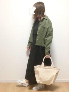 i-waさん（レディース・153cm）の春コーディネート