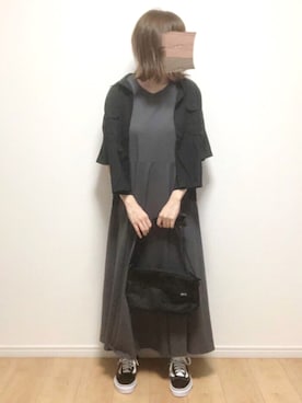 「LOWRYS FARM（ローリーズファーム）のショートＣＰＯシャツ　841006（シャツ/ブラウス）」を使った、i-waさん（レディース・153cm）の春コーディネート