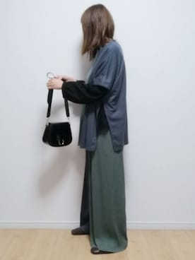 「interstaple（インターステイプル）のアイテム」を使った、i-waさん（レディース・153cm）の冬コーディネート