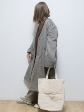 「SPRUCE（スプルース）のアイテム」を使った、i-waさん（レディース・153cm）の冬コーディネート