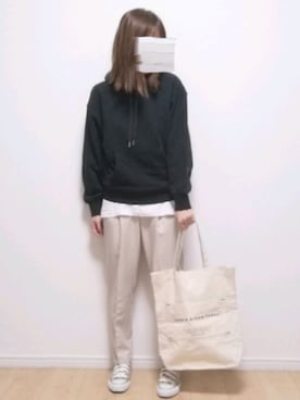 「SPRUCE（スプルース）のアイテム」を使った、i-waさん（レディース・153cm）の冬コーディネート